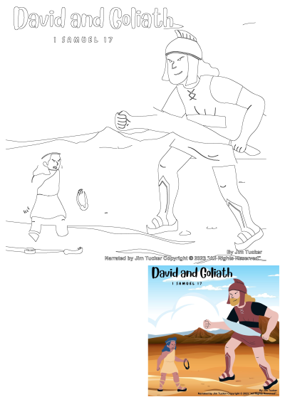 Hurry! Limited stock available. David and Goliath illustration, exclusively priced at $2.99. Don't miss out on this bible story!