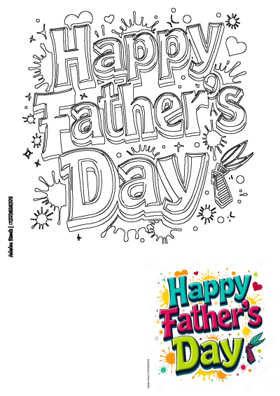 the words happy father's day on a white background