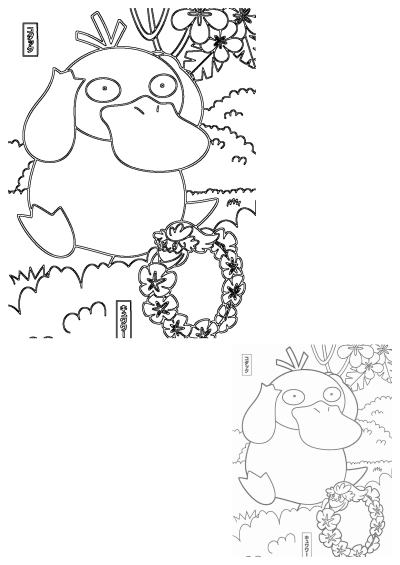 Psyduck Coloring Page: A cool coloring page featuring the favorite Pokémon for kids, perfect for a fun and creative activity.