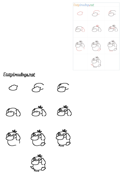 Drawing lessons: Step by step tutorial on how to draw psyduck. Easy tutorial for coloring books, simple drawing guide.