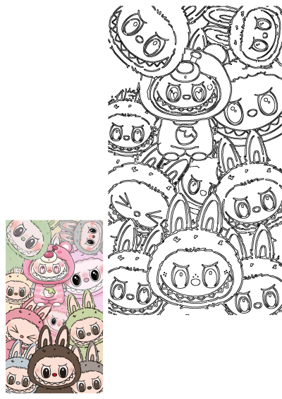 A group of cartoon animals standing next to each other. Colorful illustration of cute, quirky characters in various animal costumes.