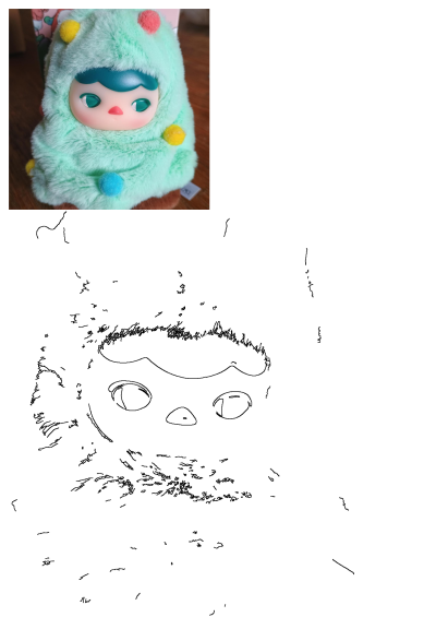 Depop Unisex Stuffed animal in mint green color with colorful pom-poms. Year 2025 on the label. Collectible plush toy.