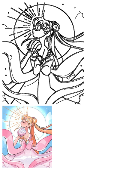 Illustration of a woman in a pink dress holding a seashell with a starburst behind her head. The woman is wearing a starburst hat.