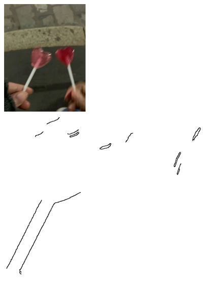 Two hands hold heart-shaped lollipops, one red, one pink. A sweet treat perfect for Valentine's Day or a fun shared moment.