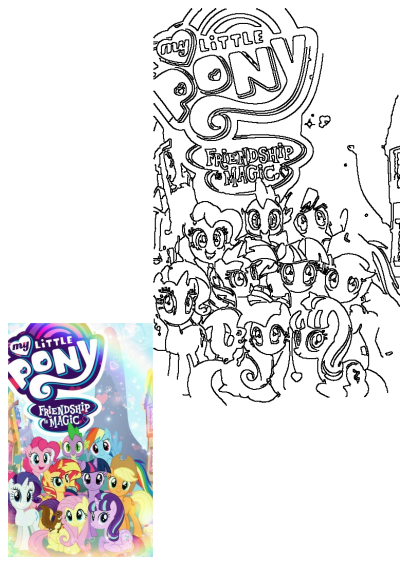 My Little Pony Friendship is Magic poster featuring the pony friends. Characters include Twilight Sparkle, Pinkie Pie, Rainbow Dash and more.