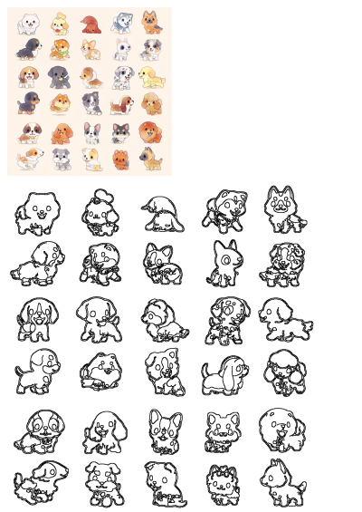 Cute cartoon illustration of various dog breeds. Mascotas bonitas, Perro para imprimir, Animales lindos para dibujar - Ida Ꮚ•ꈊ•Ꮚ on Twitter