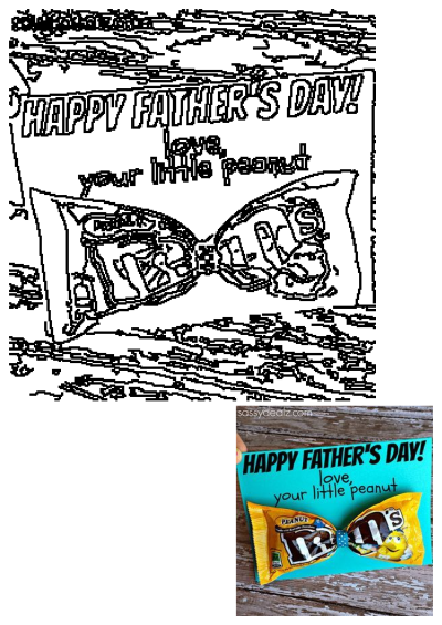 A hand holds a Happy Father's Day card with a candy bar bow tie, perfect for a DIY gift from your little peanut. Sweet and thoughtful!