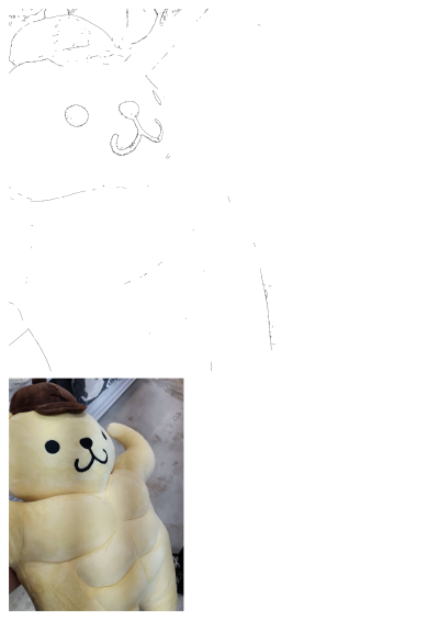 This is a stuffed buff animal bear wearing a brown hat. The stuffed bear has arms and a smiling face. The bear has defined abs and pecs.