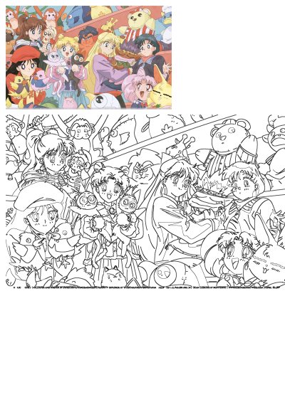 A colorful Sailor Moon anime wallpaper featuring beloved characters surrounded by adorable animals. A perfect gift for anime lovers.