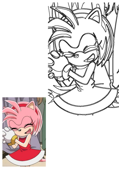 Image shows Amy Rose, the Sonic the Hedgehog character, drinking from a cup. Alt: sonic the hedge girl drinking from a cup.