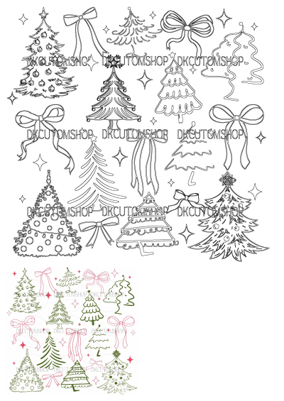 Christmas Tree Clip Art, Christmas Tree Drawing, Xmas Tags, Online Shop Design, Crafts To Make And Sell, Christmas Embroidery, Pottery Painting, Holiday Tree, Christmas Gift Tags