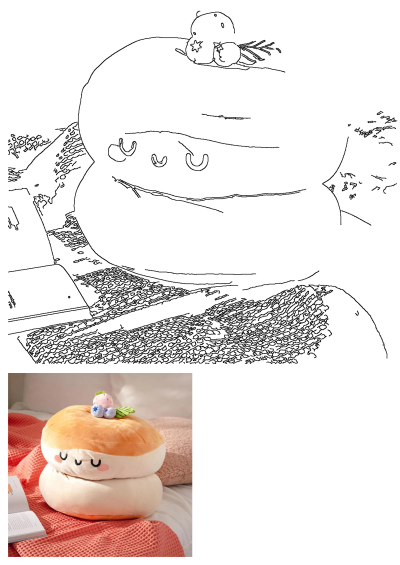 Depop unisex stuffed animal in 2025: a cute sushi plushie with strawberry and blueberry toppings. This kawaii pillow is perfect for anyone.