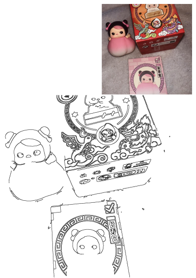 Depop Unisex Action figure in 2025. Features a cute peach-shaped girl figurine, box, and card. A unique collectible item. 