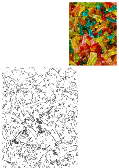 Get a sweet wallpaper! Colorful gummy bear candies background for your phone, featuring red, yellow, green and orange treats. 